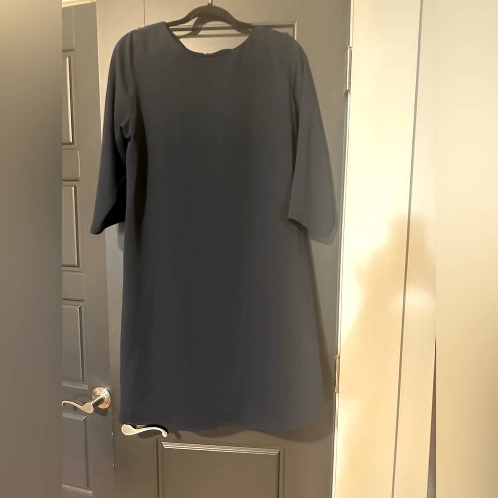 Caroline Rose 3/4 sleeve waistless dress, size S but fits like L